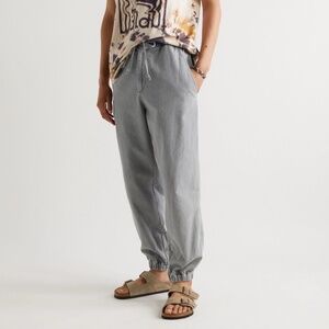 Isabel Marant - Aaron Tapered Denim Drawstring Trousers
